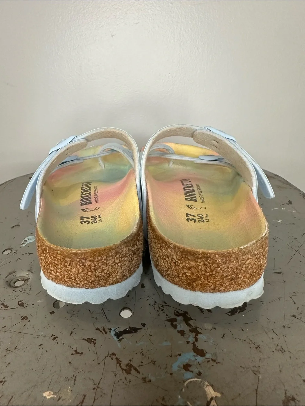 Birkenstock Mayari Sandals in light blue with Buckles size 37 (U.S. size 6)